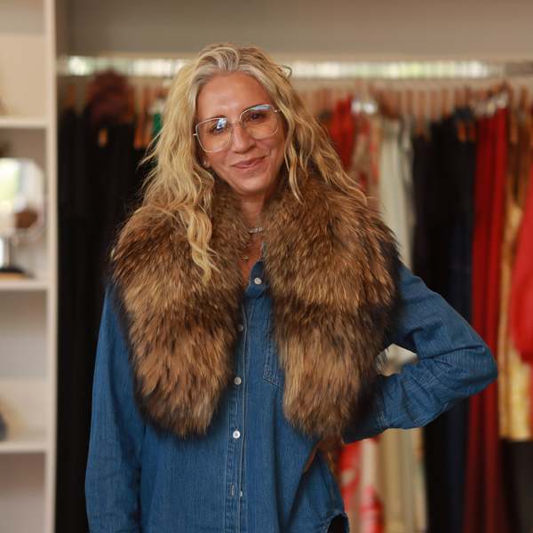 Linda Richards Fur Collar