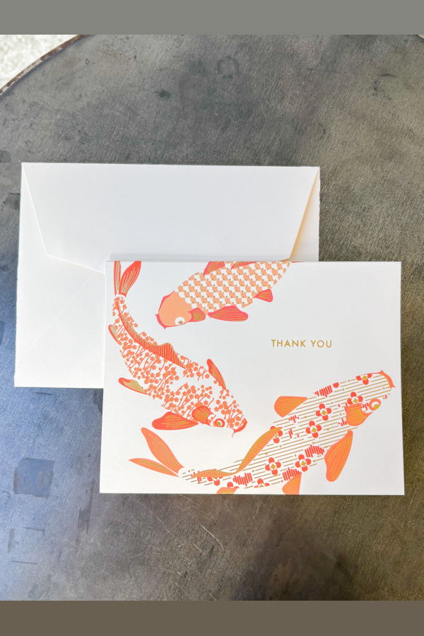 Snow & Graham Koi Thank You Note Boxed Set