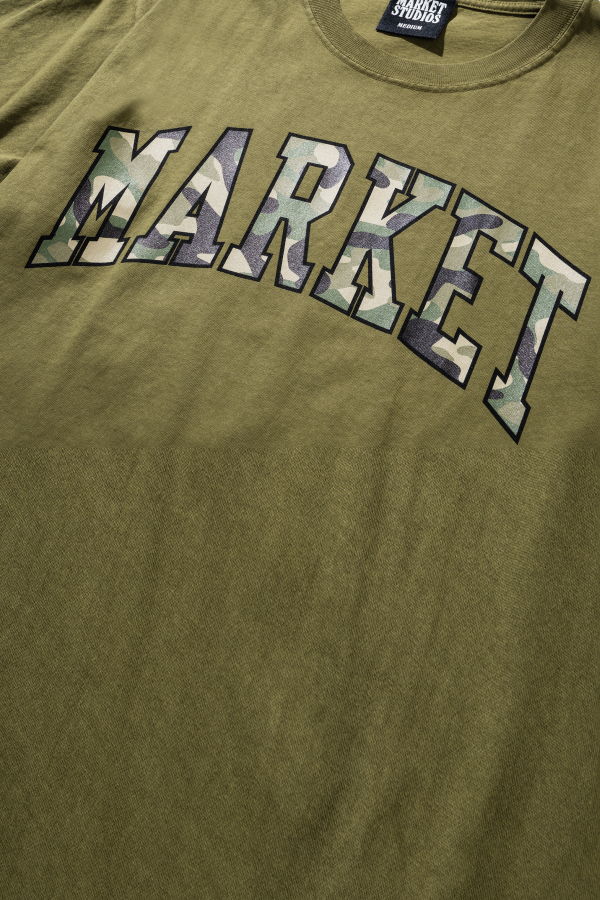 MARKET Camo Arc T-Shirt