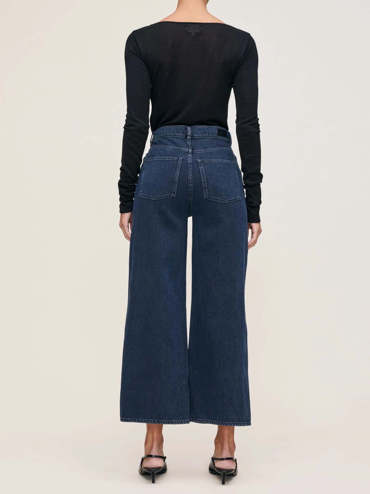 DL 1961 Hepburn Wide Leg Jeans - Image 3 of 3
