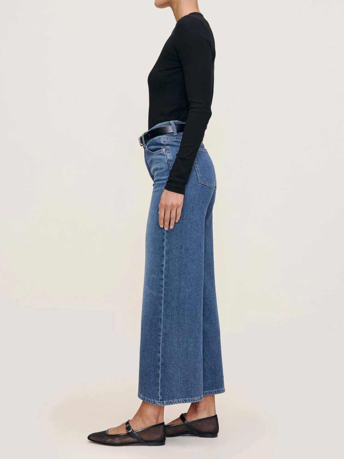 DL 1961 Hepburn Wide Leg Jeans - Image 2 of 4
