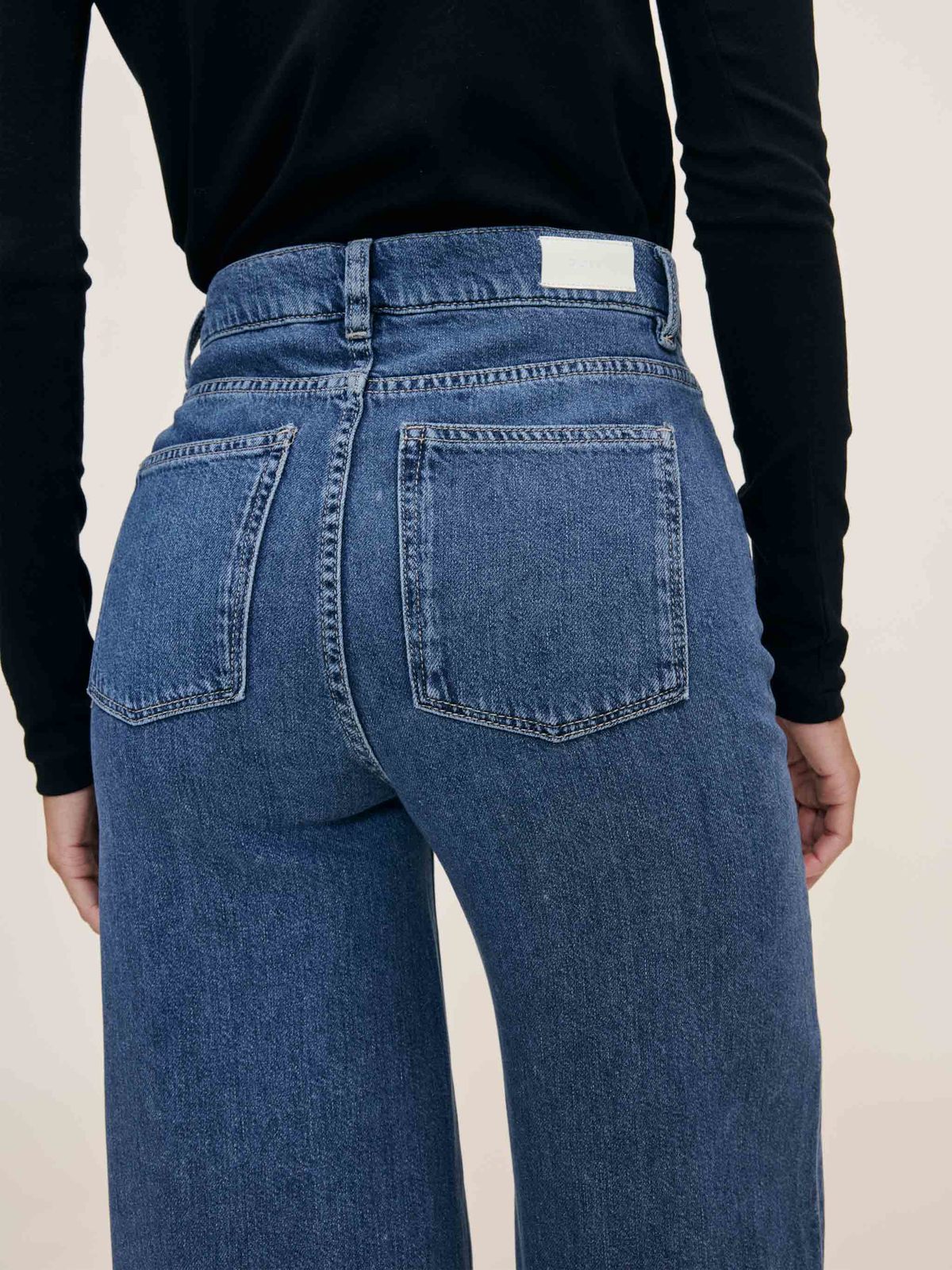 DL 1961 Hepburn Wide Leg Jeans - Image 4 of 4