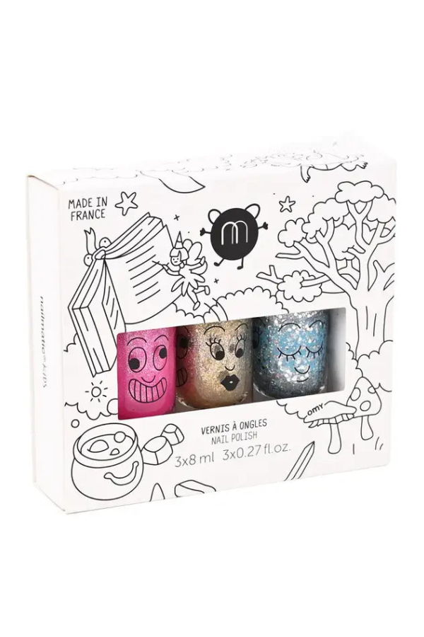 KIDS Nailmatic Water-Based Nail Polish Set of 3
