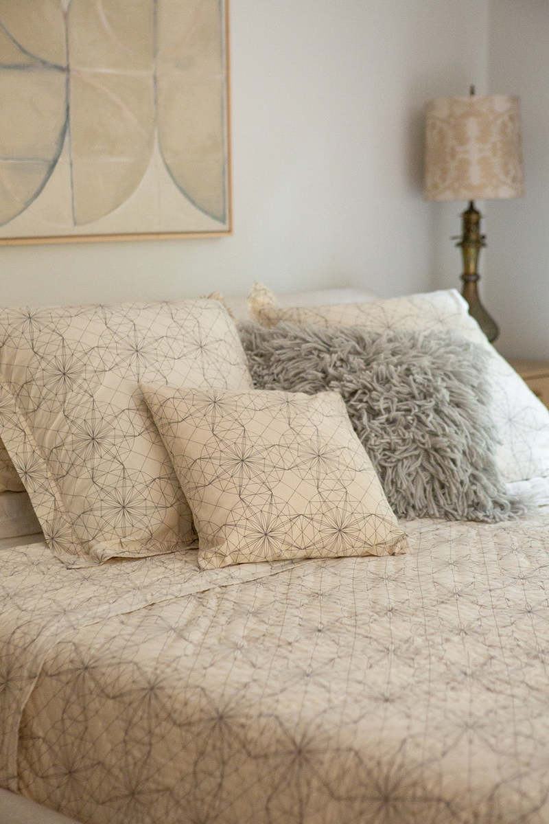 Erica Tanov Cotton Throw Pillow In Lena Wolff 'Drawn Star' Throw Pillow