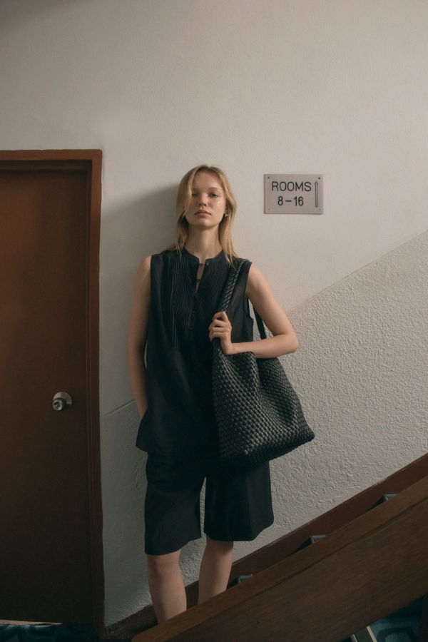 RYLAN Recycled Leather Large Tote