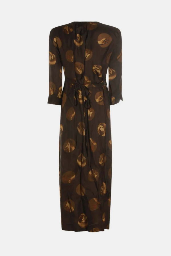 Uma Wang Anthea Dress - Brown/Tan