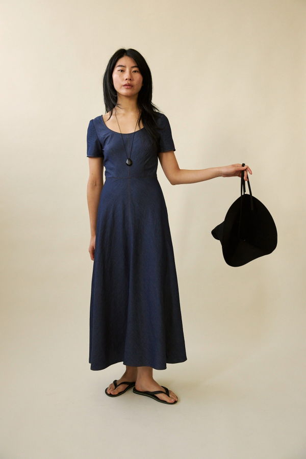 Penny Sage Margot Dress