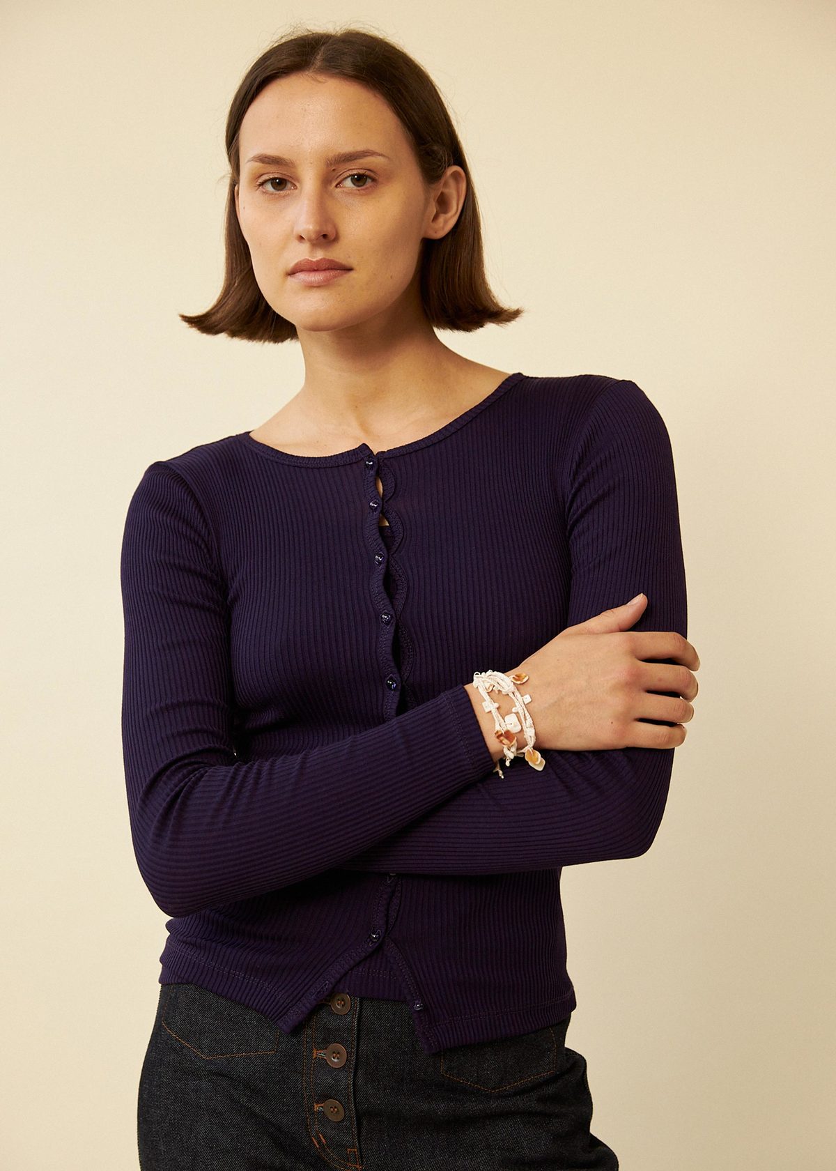 Penny Sage Paz Cardigan - Image 1 of 5