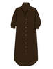 Frank & Eileen Rory Maxi Shirtdress - Brown - Thumbnail 1