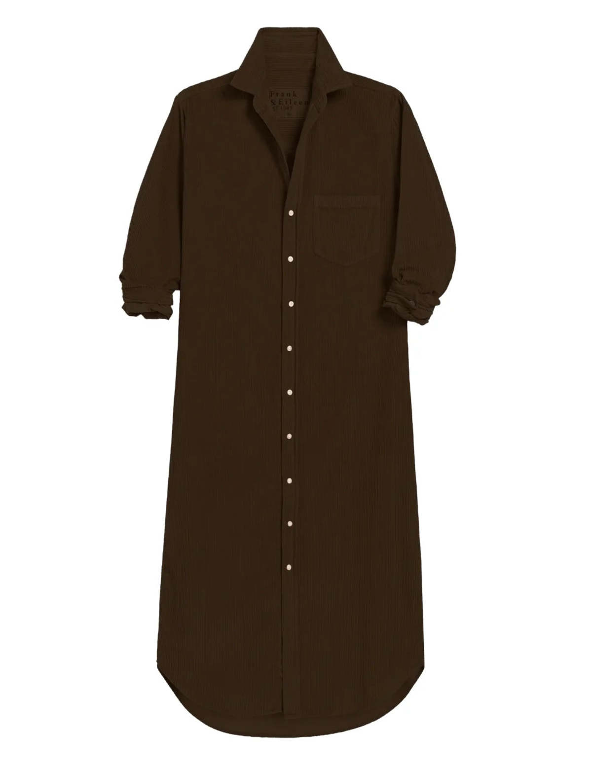 Frank & Eileen Rory Maxi Shirtdress - Brown - Image 1 of 1