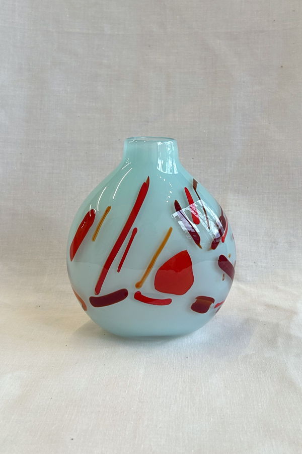 Sirius Glassworks Pale Memphis Lozenge Vase