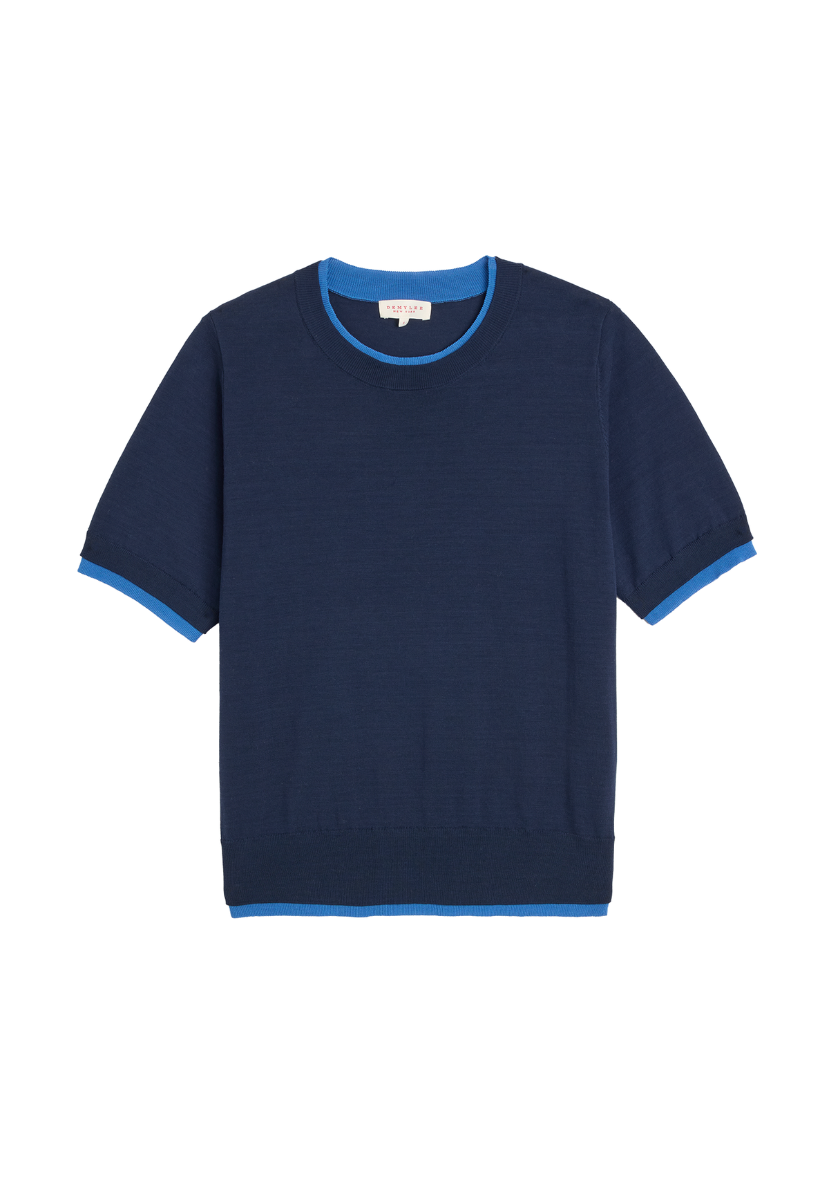 DEMYLEE Mindy Fine Cotton Top - Navy / Blue - Image 2 of 2