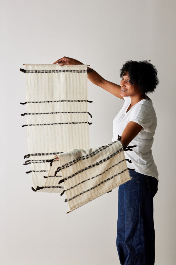 Kanju Interiors Chiaroscuro Handwoven Wall Hanging