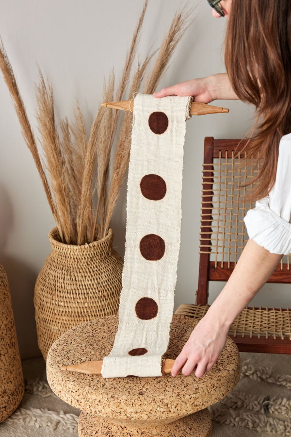 Kanju Interiors Flourish Bogolan Wall Totem