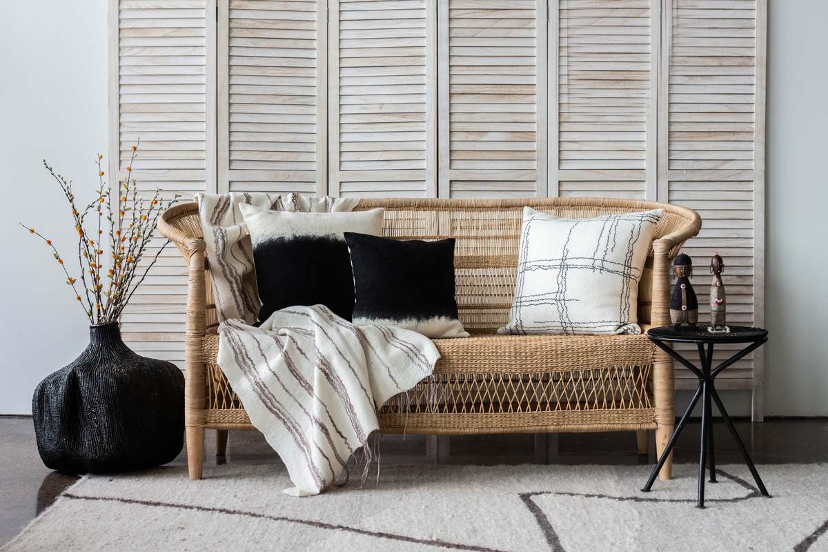 Kanju Interiors Hand-Painted Garlic Gourd Basket - Image 10 of 14