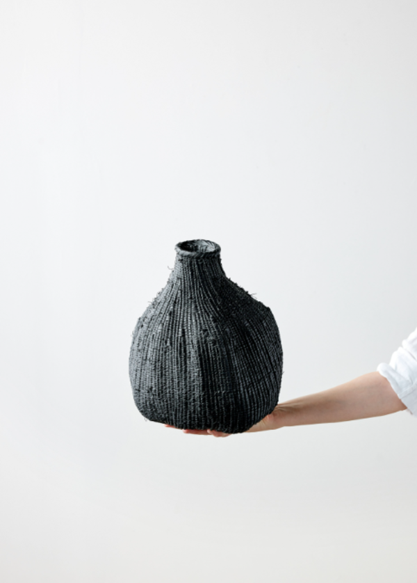 Kanju Interiors Hand-Painted Garlic Gourd Basket