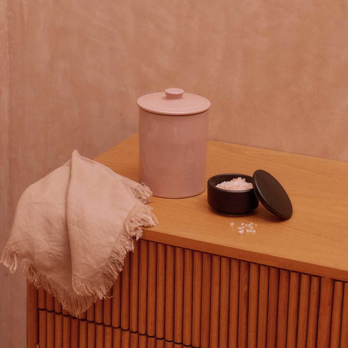 APARTMENT F Handcrafted Ceramic Canister Set - Image 3 of 9