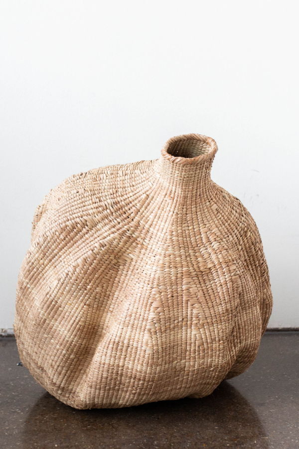 Kanju Interiors Ilala Garlic Gourd Handwoven Basket