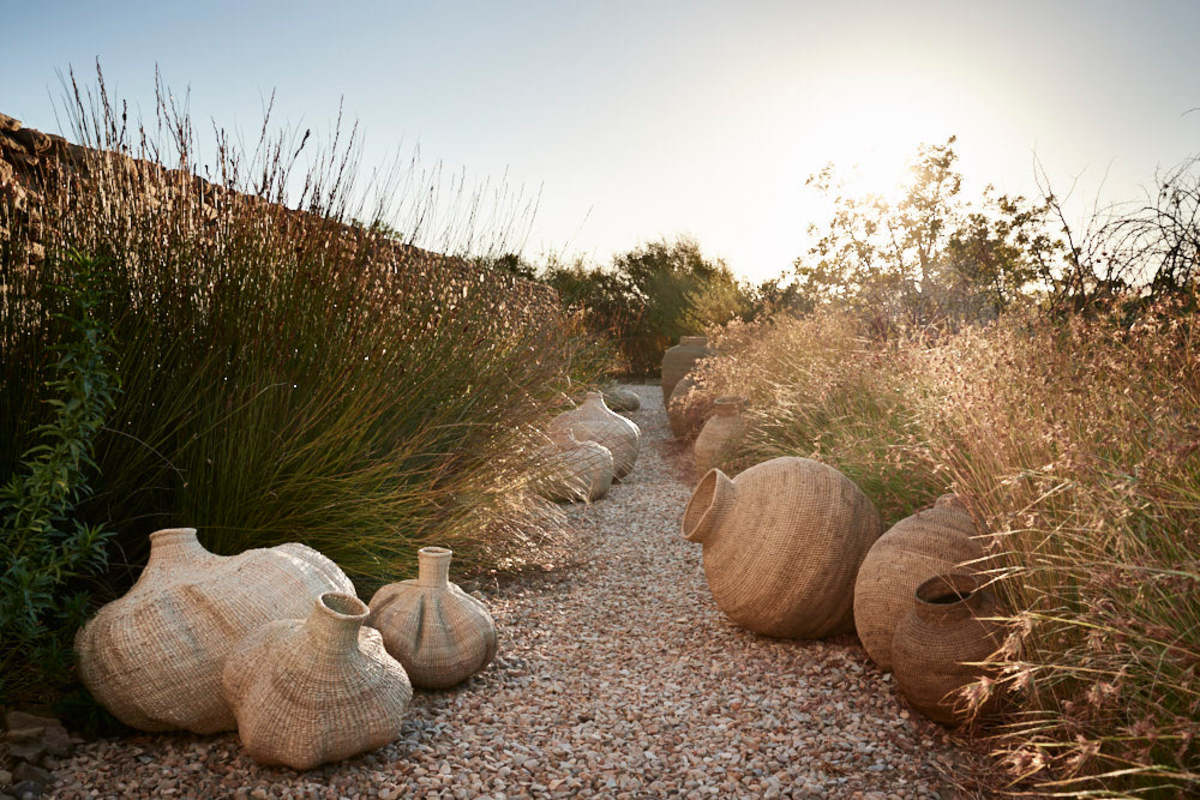 Kanju Interiors Ilala Garlic Gourd Handwoven Basket - Image 10 of 11