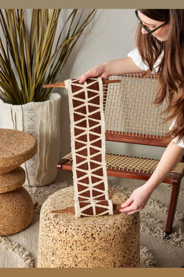 Kanju Interiors Longevity Bogolan Wall Totem