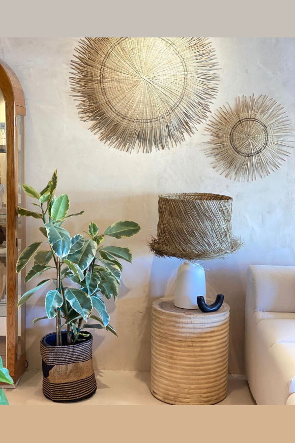 Kanju Interiors M'Mawa Woven Wall Basket