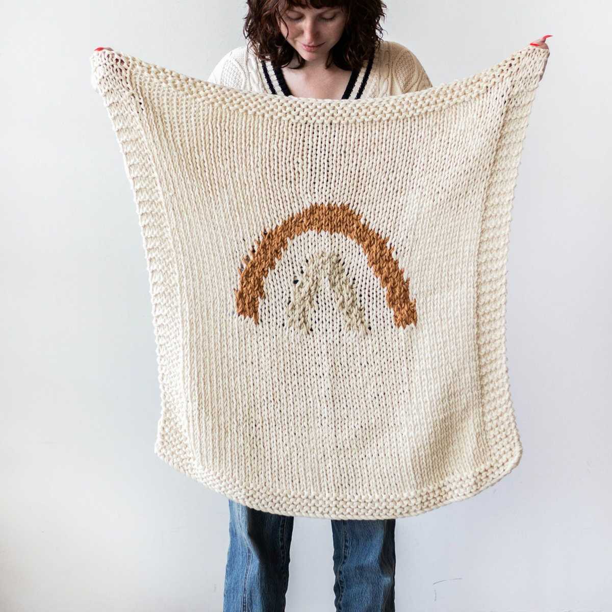 Kanju Interiors Mini Rainbow Blanket - Image 1 of 3