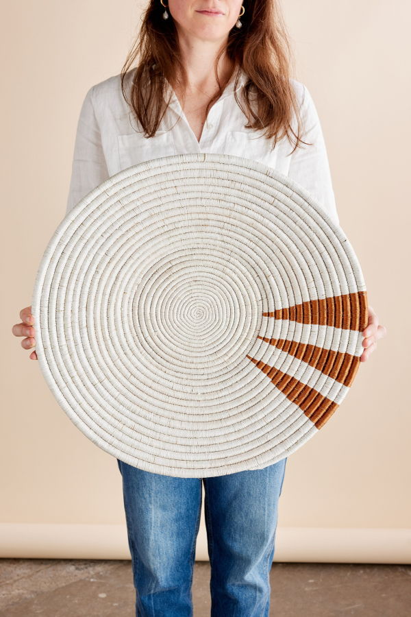 Kanju Interiors Moja Copper Wall Basket