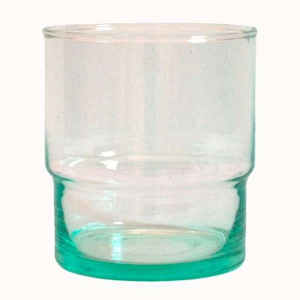 APARTMENT F Moroccan Handblown Column Glasses Set of Two Glasses