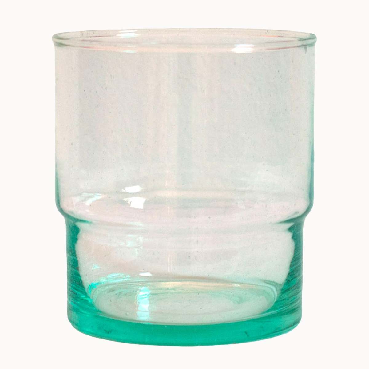 APARTMENT F Moroccan Handblown Column Glasses Set of Two Glasses - Image 1 of 4