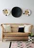 Kanju Interiors Mosaic Bullseye Wall Basket - Thumbnail 2