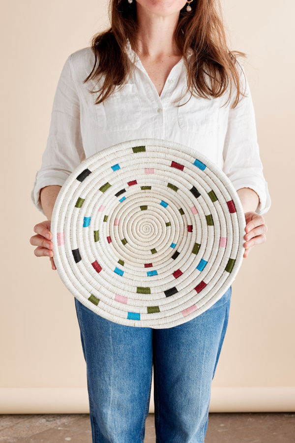 Kanju Interiors Mosaic Confetti Wall Basket