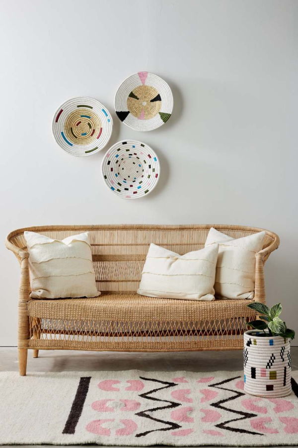 Kanju Interiors Mosaic Confetti Wall Basket