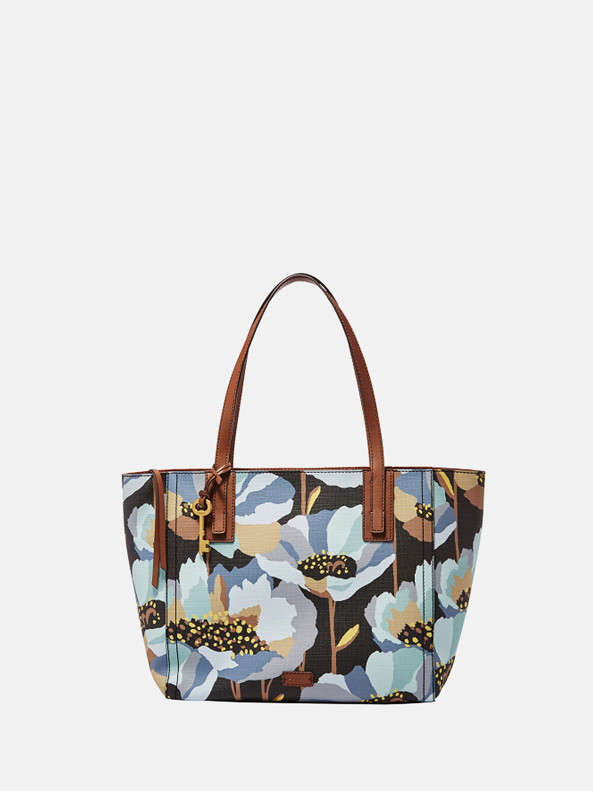 FOSSIL Emma Shopper Tote Bag - DARK FLORAL | Garmentory