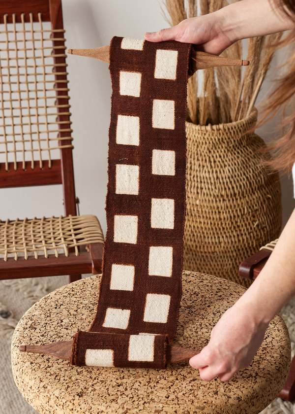 Kanju Interiors Process Bogolan Wall Totem