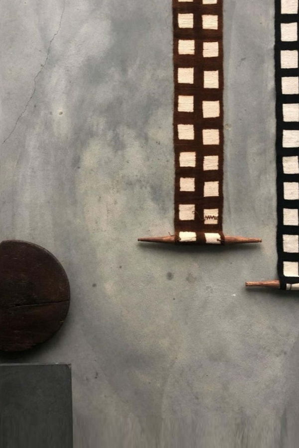 Kanju Interiors Process Bogolan Wall Totem