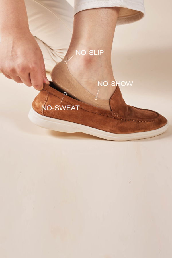 Essoc Inc Unisex Cotton No Show 10-Pack Socks - Toffee Tan