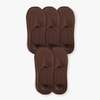 Essoc Inc Unisex Cotton No Show Socks 5-Pack - Espresso Brown - Thumbnail 1