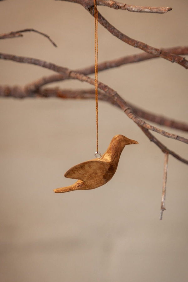 Kanju Interiors Wooden Sunbird Ornament