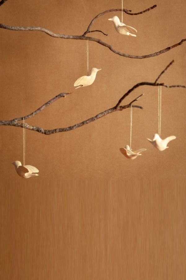 Kanju Interiors Wooden Sunbird Ornament