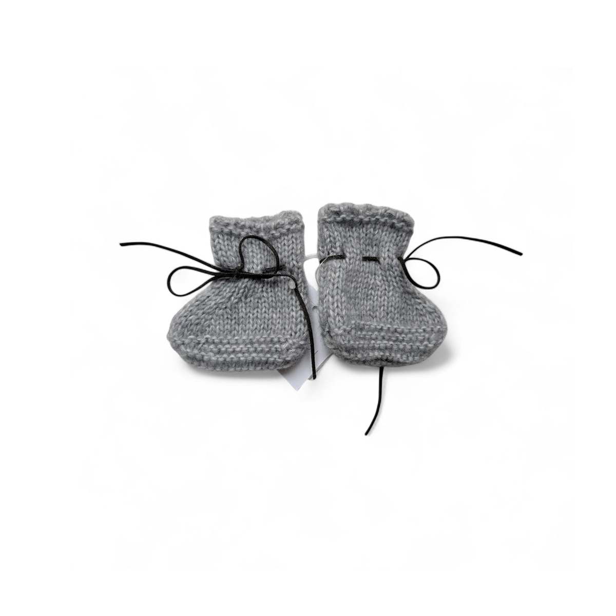 Pequeno Tocon Baby Wool Booties - Light Grey - Image 1 of 1