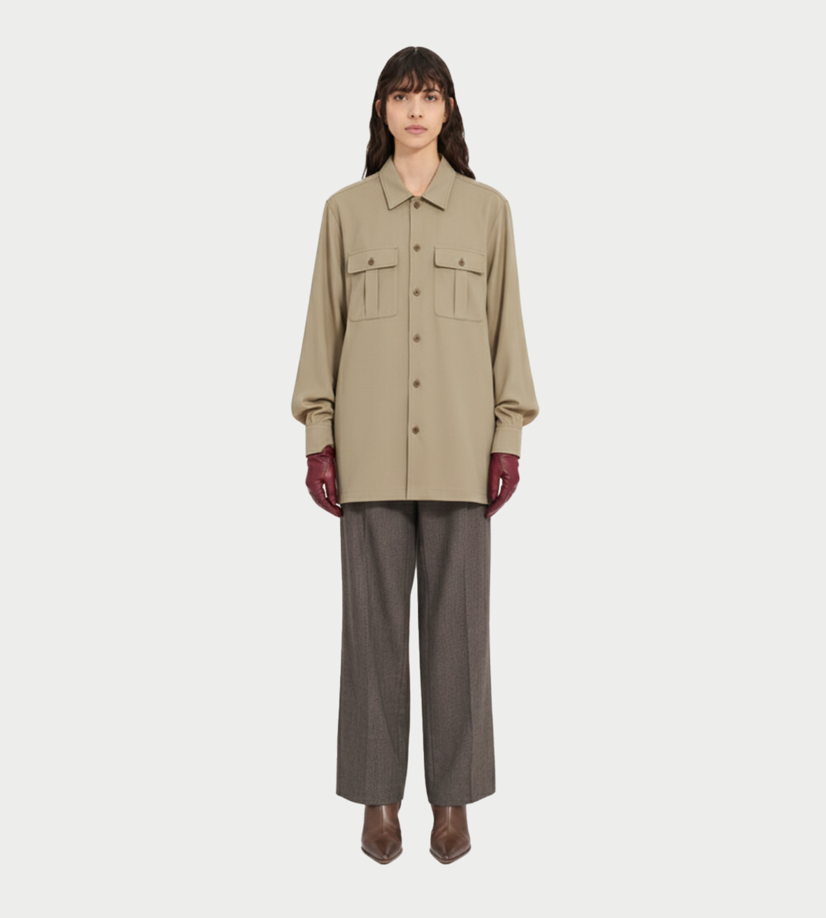 MM6 Maison Margiela Mini Dress Shirt Dress - Image 2 of 4