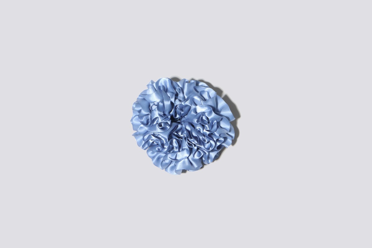 Maryam Nassir Zadeh Carnation Scrunchie - French Blue - Image 1 of 4