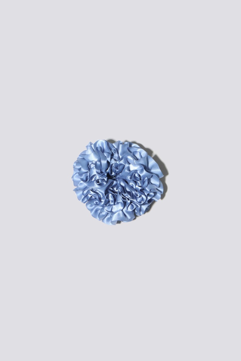 Maryam Nassir Zadeh Carnation Scrunchie - French Blue