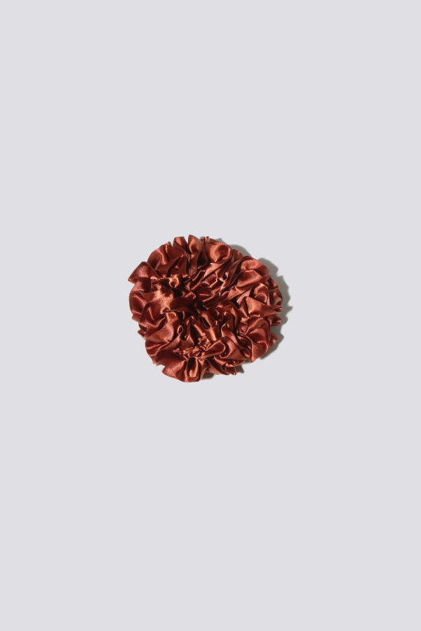 Maryam Nassir Zadeh Carnation Scrunchie - Friar Brown