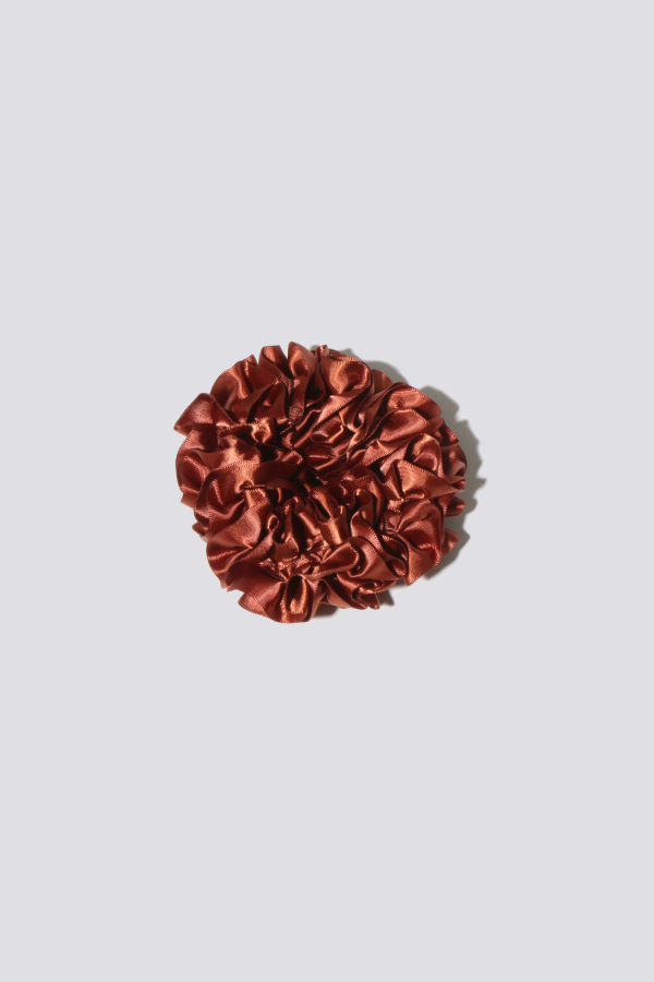 Maryam Nassir Zadeh Carnation Scrunchie - Friar Brown