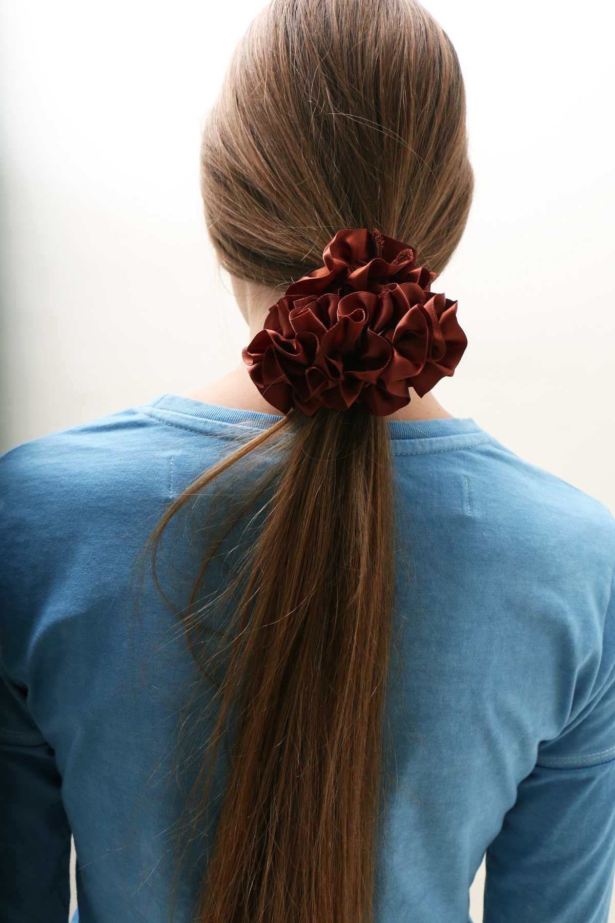 Maryam Nassir Zadeh Carnation Scrunchie - Friar Brown - Image 3 of 4