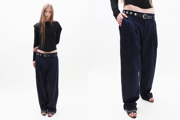 Maryam Nassir Zadeh Abdou Trouser - Navy Maryam Nassir Zadeh Abdou Trouser - Navy