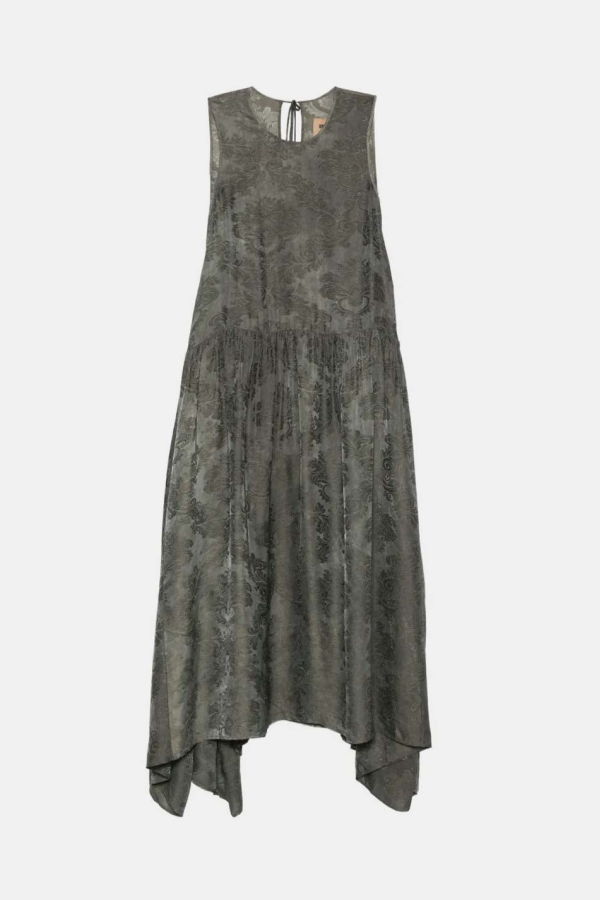 Uma Wang Avery Dress - Dark Green