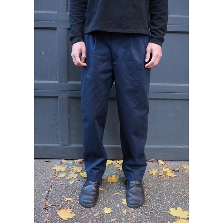 Visvim Eiger sanction pants DMGD - navy | Garmentory