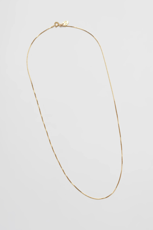 Wolf Circus Gold Box Chain Necklace